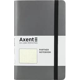 Книга записна Axent Partner Soft A5- у крапку 96 аркушів сіра (8310-15-A)