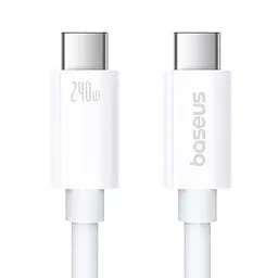 Дата кабель Baseus Superior Series 2 USB4 Full-Function Type-C to Type-C 240W (1m) (P10365200211) Moon White - мініатюра 2