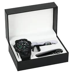 Чоловічий наручний годинник Besta Box Peremoga Set з компасом + подарунковий набір