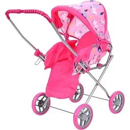 Дитяча коляска Melogo 9391, поли́вінілхлорид, від 3-х років, 48,5x36x49 см, рожевий