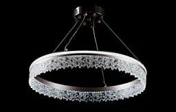 Люстра стельова LED Splendid Ray L118/500/1, 50 см, золото/кава/білий, сучасний стиль - мініатюра 2