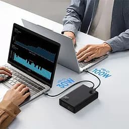 Батарея універсальна Baseus Adaman Metal Digital Display 24000mAh 140W, Black (P10021508113-00) (P10021507112-02 / P10021508113-00) - мініатюра 6