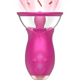 Вакуумний стимулятор клітора I’MCUM Dream Sucker 10 режимів вібраціїї з вакумною присоскою та язичком Рожевий (IM-ZDB212)