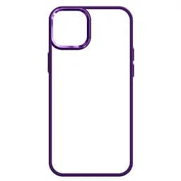 Чехол для Apple iPhone 15 Plus, UNIT2, фиолетовый, ударопрочный, прозрачный противоударный чехол-накладка из TPU и поликарбоната (PC), с защитными бортиками, защита всего корпуса от ударов и царапин, ArmorStandart (ARM69976) - мініатюра 2