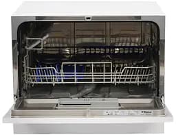 Посудомийна машина Hansa ZWM 536 WH настільна, 6 комплектів A+, 55 см, дисплей, білий - мініатюра 2