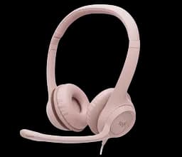 Гарнітура Logitech H390 Rose (981-001281)