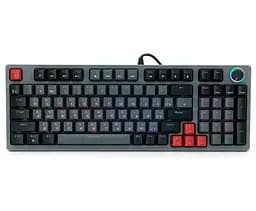 Клавіатура ігрова механічна JEDEL KL114 Drinkey Red Swich Black