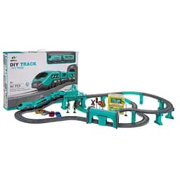 Електропотяг для дітей+ Аксесуари 92 шт.