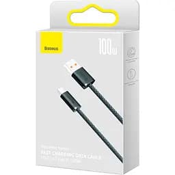 Кабель Baseus Dynamic Series Fast Charging Cable USB to Type-C 100W 2m CALD000716 Gray - мініатюра 10