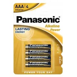 Батарейка Panasonic LR03/AAA Alkaline (4шт)