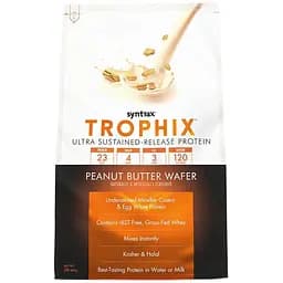Протеїн Syntrax Trophix Вафлі з арахісовим маслом 907 г
