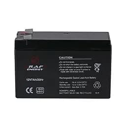 Акумуляторна батарея 12В 7Аг Kraft 12V7Ah/20Hr F2 AGM свинцево-кислотна (44-00046) - мініатюра 3