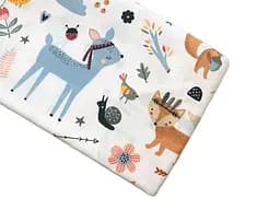 Хлопковая пеленка Moontime 100х80см "Лисички"