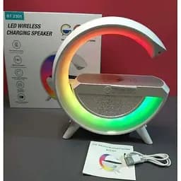 Світильник з бездротовою зарядкою для телефону BT-2301 Bluetooth RGB - мініатюра 7