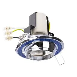 Світильник точковий Brille поворотний RO-50D ShBLUE/CHR 161265