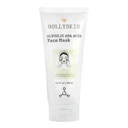 Маска для обличчя Hollyskin Glycolic AHA Acid Face Mask, 100 мл - мініатюра 2