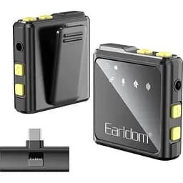 Микрофонная радиосистема Earldom ET-MC10C USB-C Black [136100]