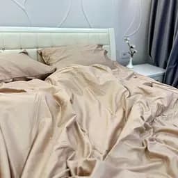 Комплект постельного белья сатин 100% хлопок мокко Morning - двухспальный