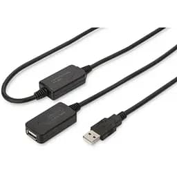 Digitus Подовжувачь USB 2.0 Active Cable, A/M-A/F, 20 m