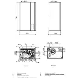 Газовий котел Nova Florida KC 24 Virgo New Condensing - мініатюра 3