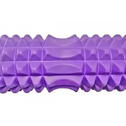 Масажний ролик Grid Roller v.1.2 EasyFit EF-2022-V 33 см, Фіолетовий - мініатюра 2