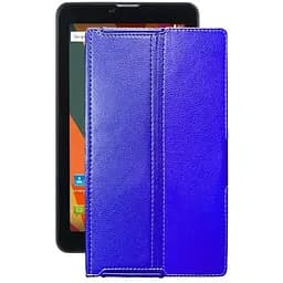 Чохол StatusCASE з екошкіри для планшету Bravis NB753 3G Синій