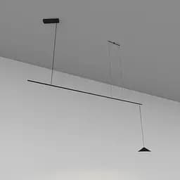 Підвісний світильник Skarlat RHL7798 10W BK 3000K