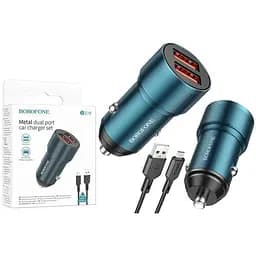 Зарядний пристрій Borofone BZ19 Micro 2 x USB/2.4 A
