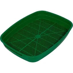 Туалет для котів Тігріс з сіткою зелений 37x28x6 см