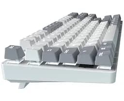Клавиатура игровая механическая GamePro MK-110-W USB Hot-Swap Outemu Red Switch White-Gray - мініатюра 4
