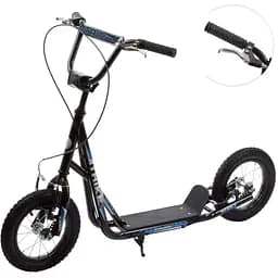 Самокат iTrike городской подростковый 28х11х104 см Черный 000222944