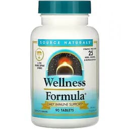 Растительный иммунный комплекс Source Naturals Wellness Formula 90 таблеток