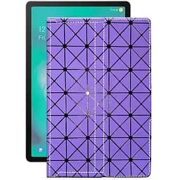 Чохол StatusCASE з екошкіри для планшету Samsung Galaxy Tab S5e 10.5 (T725) Фіолетовий ромб