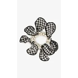 Резинка для волос R 40-8 Черно-бежевый