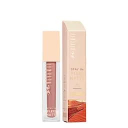 Помада для губ матовая водостойкая Neverti Matte Liquid Lipstick NP801, 006 Cream Caramel Темная чудесная