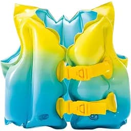 Детский надувной жилет Intex 59663 Голубая лагуна. Размером 40х30 см от 3х до 5ти лет