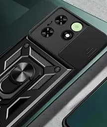 Панель BeCover Military для Tecno Spark Go 2024 (BG6) Black (710684) - мініатюра 4