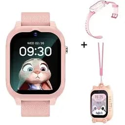 Смарт годинник дитячий A1 з відеодзвінком HD-камерою та GPS 2 змінних корпуса в комплекті Рожевий (KW2-A1-Pink)