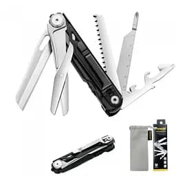 Мультитул Traveler MQ063G, многофункциональный инструмент 11 см Черный