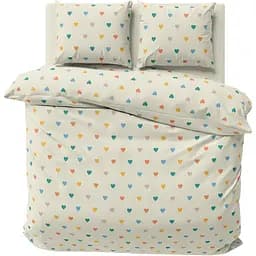 Комплект постельного белья LeLit евро 200х215 см поплин L-2056/1 бежевый (le2000000299426)