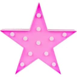 Нічник-світильник Зірка рожевий