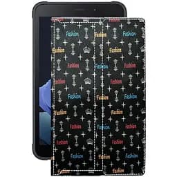 Чехол StatusCASE из экокожи для планшета Samsung Galaxy Tab Active 3 Фэшн черный