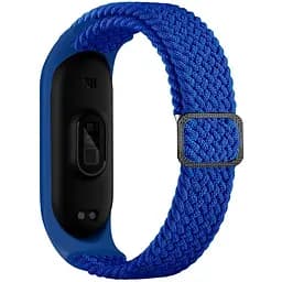 Плетеный ремешок Elastic Adjustment Xiaomi Mi Band 7/6/5/4/3 Blue