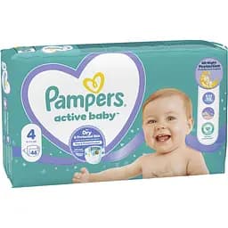 Підгузки Pampers Active Baby Розмір 4 (9-14 кг) 46 шт. - мініатюра 2