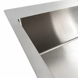 Кухонна мийка Platinum Handmade 70x50 нержавійка (сифон круглий, 3,0/0,8), Нержавіюча сталь - мініатюра 4