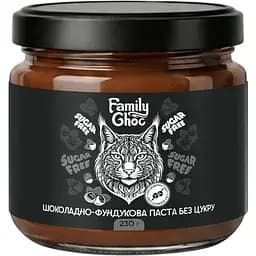 Шоколадно-фундуковая паста Family Choc без сахара 230 г 