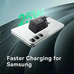 Мережевий зарядний пристрій Baseus GaN5 Mini Fast Charger Type-C 25W Black [P10110909113-00] [139985] - мініатюра 5