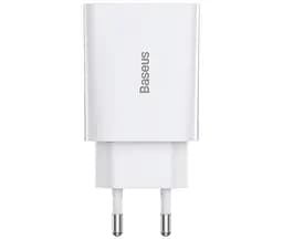 Мережевий зарядний пристрій Baseus Speed Mini PD Charger 20W (CCFS-SN02) White [67420] - мініатюра 6