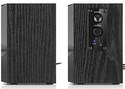 Колонки 2.0 Real-El S-217 Black, 2 x 6 Вт, МДФ, живлення від мережі 220V, керування спереду - мініатюра 6