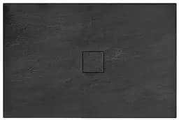 Душовий піддон Rea black Stone 80x100 REA-K9756 Чорний